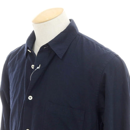 [Used] COMME des GARCONS HOMME PLUS polyester long casual shirt, dark navy [XS] [Condition: C] [Men&