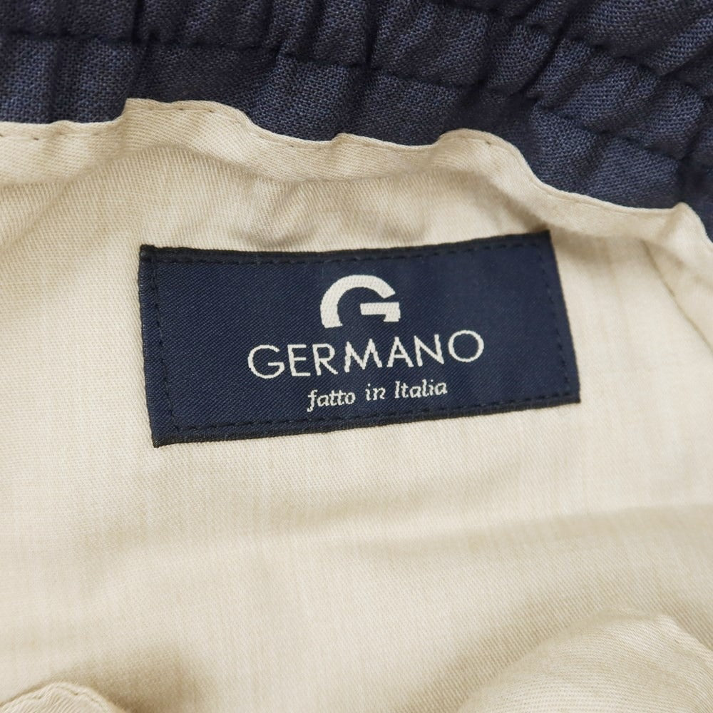 【中古】ジェルマーノ GERMANO TRAVEL ウールポリエステル カジュアルスラックスパンツ アッシュネイビー系【サイズ52】【NVY】【S/S】【状態ランクB】【メンズ】【759277】
[APD]