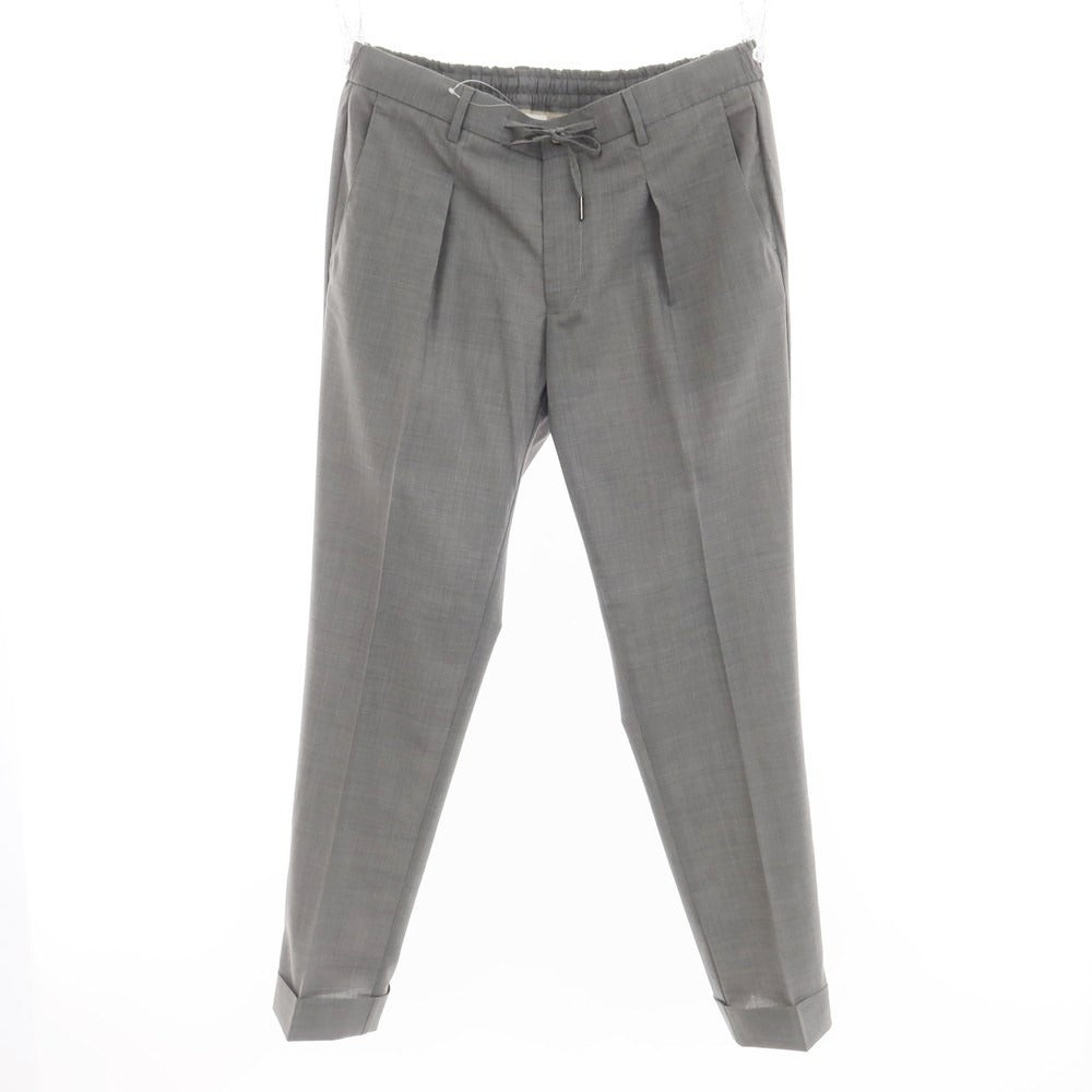 [Used] GERMANO TRAVEL Wool Polyester Casual Slacks Pants, Grey [Size 52] [GRY] [S/S] [Condition Rank A] [Men&