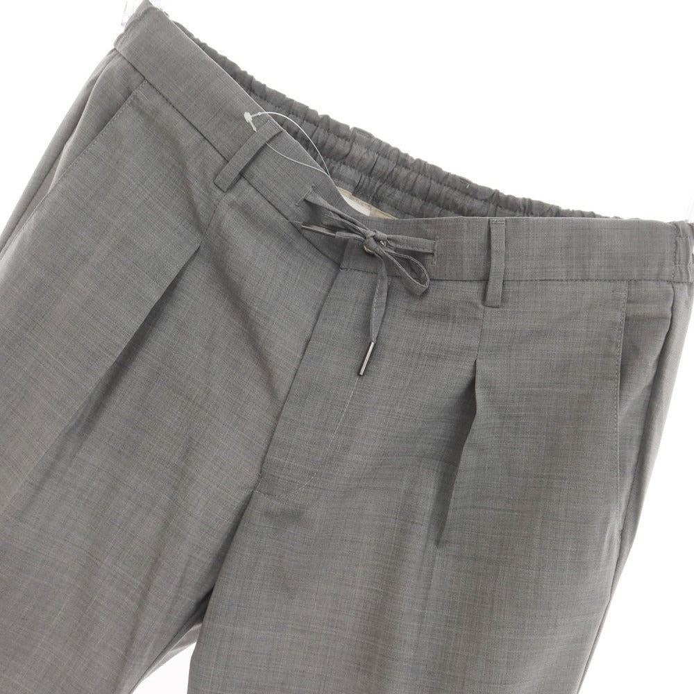 [Used] GERMANO TRAVEL Wool Polyester Casual Slacks Pants, Grey [Size 52] [GRY] [S/S] [Condition Rank A] [Men&