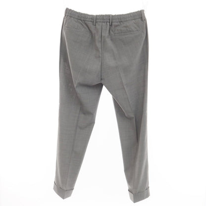 [Used] GERMANO TRAVEL Wool Polyester Casual Slacks Pants, Grey [Size 52] [GRY] [S/S] [Condition Rank A] [Men&