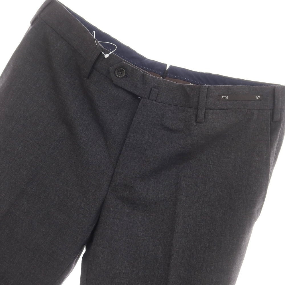 [Used] PT01 Wool Dress Slacks Pants Dark Gray [Size 52] [GRY] [S/S] [Condition Rank D] [Men&