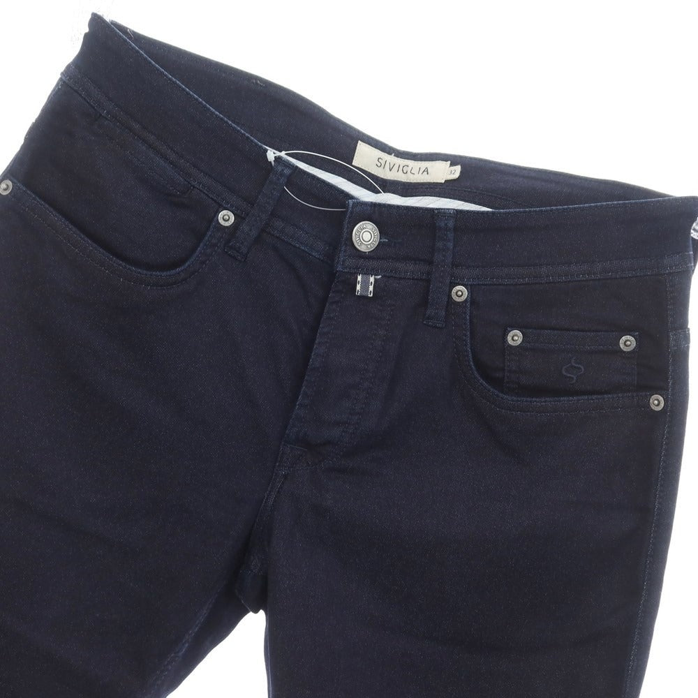 [Used] SIVIGLIA Cotton Polyester 5 Pocket Pants Navy [Size 32] [NVY] [S/S] [Condition Rank C] [Men&