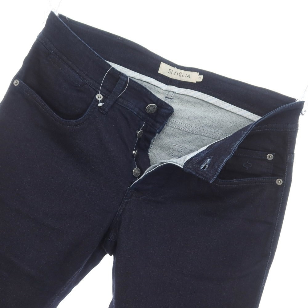 [Used] SIVIGLIA Cotton Polyester 5 Pocket Pants Navy [Size 32] [NVY] [S/S] [Condition Rank C] [Men&