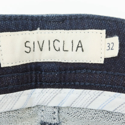 [Used] SIVIGLIA Cotton Polyester 5 Pocket Pants Navy [Size 32] [NVY] [S/S] [Condition Rank C] [Men&