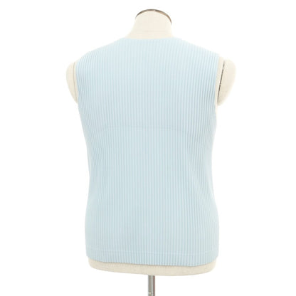 [Used] HOMME PLISSE ISSEY MIYAKE Spring/Summer 2024 Pleated Vest Casual Gilet Light Blue [No size indicated (L)] [BLU] [S/S] [Condition Rank A] [Men&