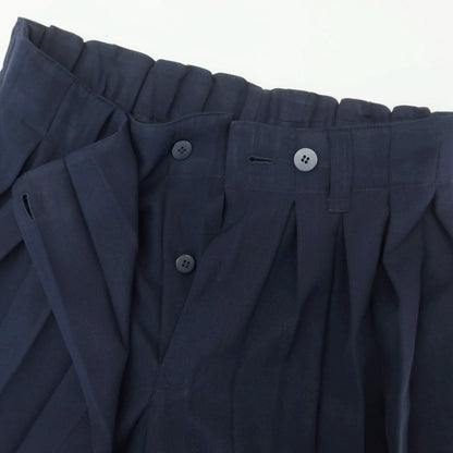 [Used] Homme Plissé Issey Miyake Spring/Summer 2024 Pleated Wide Pants Navy [No description (L size)] [Condition Rank A] [Men&