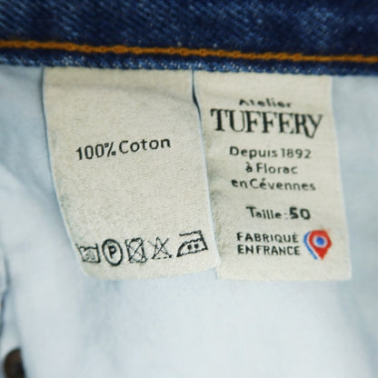 【中古】【未使用】アトリエ タフェリー Atelier TUFFERY ジーンズ デニムパンツ ブルー【 50 】【 状態ランクS 】【 メンズ 】 [EPD]