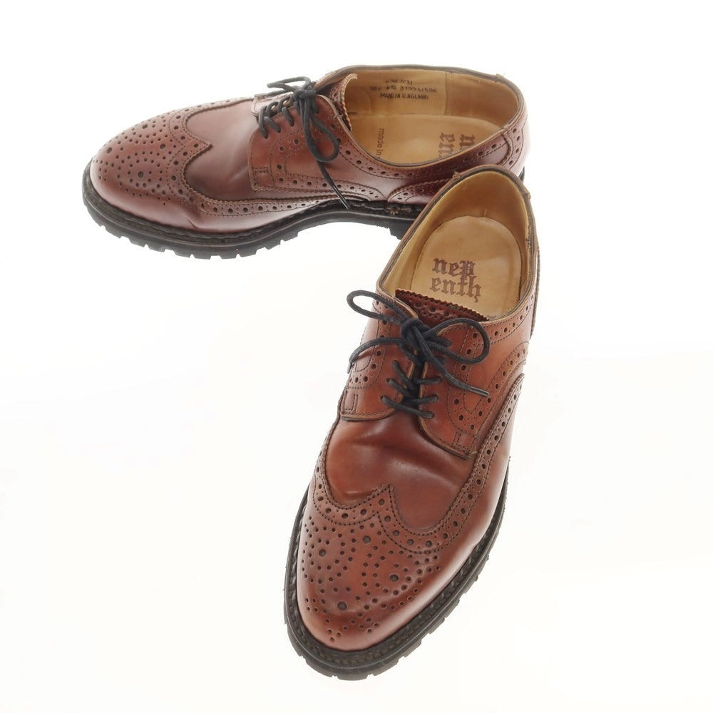 [Used] NEPENTHES Cordovan Wingtip Dress Shoes Brown [6 1/2] [Condition Rank C] [Men&