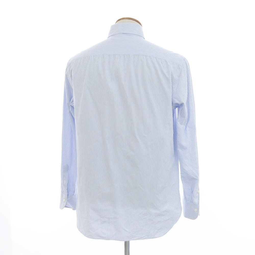 [Used] Vanacore Oxford Cotton Striped BD Shirt Light Blue x White [40] [Condition Rank B] ​​[Men&