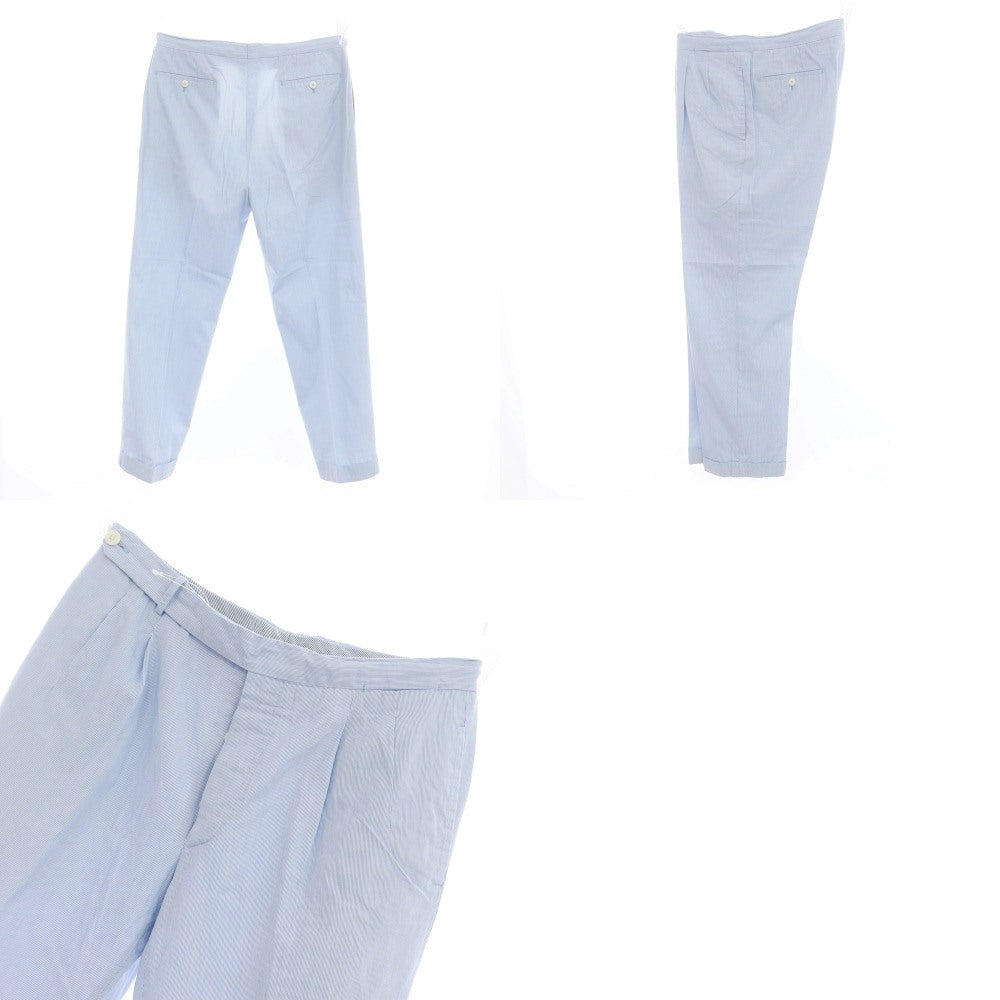 [Used] ROTA Cotton Striped Casual Slacks Pants Light Blue x White [50] [Condition Rank B] ​​[Men&