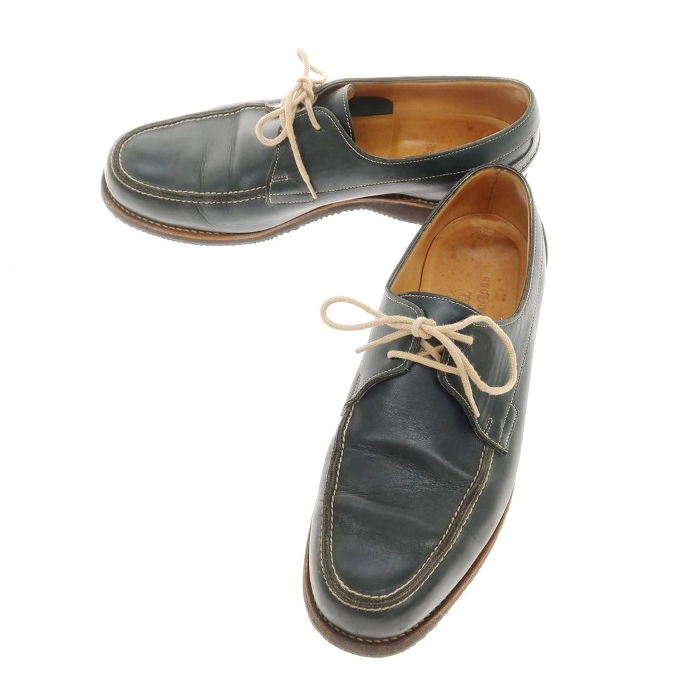 【中古】ジョンロブ John Lobb トリニダード デッキシューズ ダークグリーン【 7E 】【 状態ランクC 】【 メンズ 】