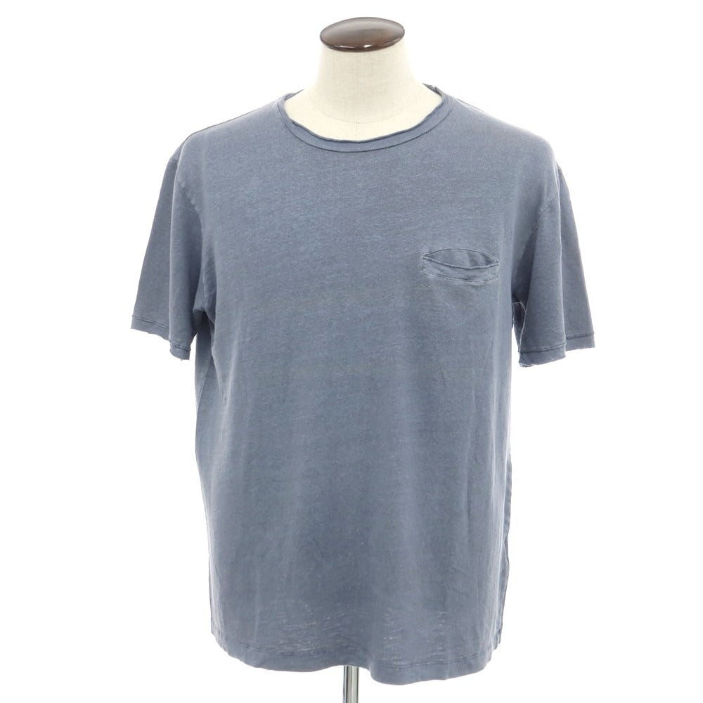 [Used] Daniele Fiesoli DANIELE FIESOLI Linen crew neck short sleeve pullover knit gray [Size XL] [GRY] [S/S] [Condition rank C] [Men&