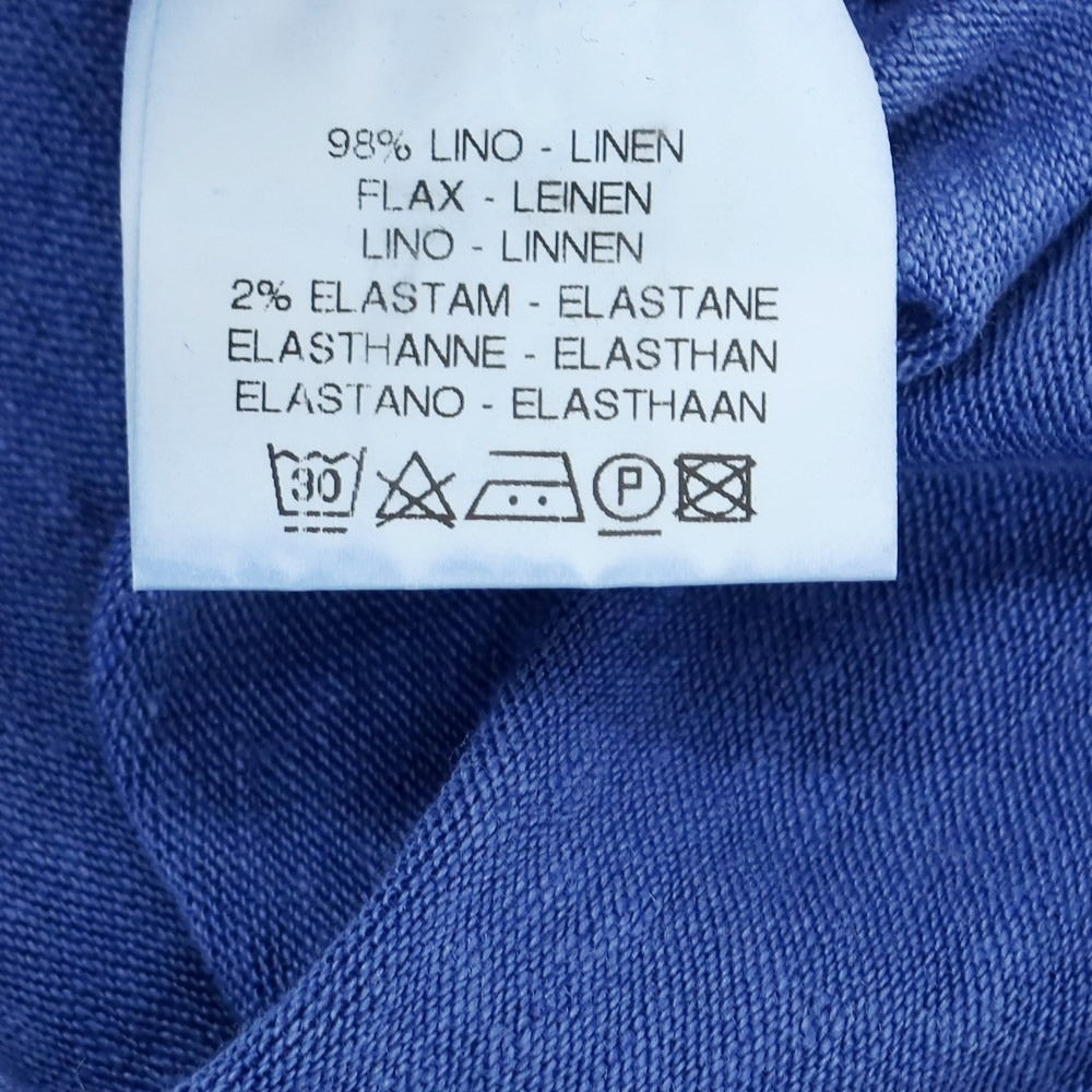 [Used] Daniele Fiesoli DANIELE FIESOLI Linen V-neck short sleeve pullover knit blue [Size S] [BLU] [S/S] [Condition Rank C] [Men&