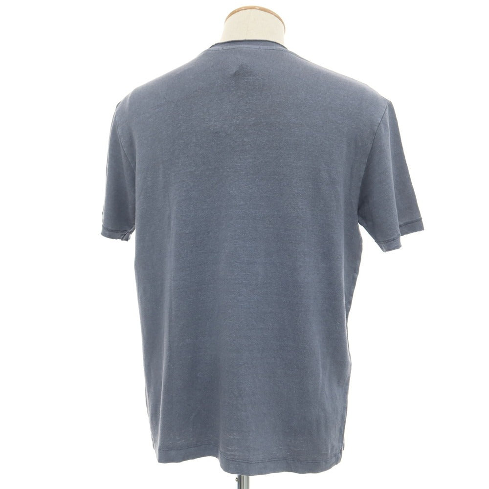 [Used] Daniele Fiesoli DANIELE FIESOLI Linen V-neck short sleeve pullover knit gray [Size S] [GRY] [S/S] [Condition rank A] [Men&