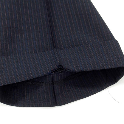 [Used] Takashimaya wool mohair striped two-button suit, navy x maroon [No size indicated (M size)] [Condition rank C] [Men&