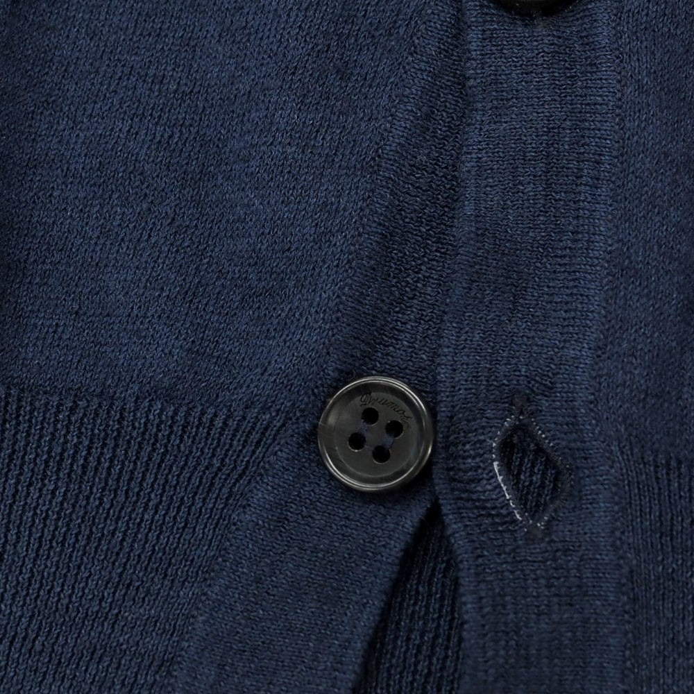 [Used] Drumohr Linen Polyester Cardigan Navy [Size 46] [NVY] [S/S] [Condition Rank B] ​​[Men&