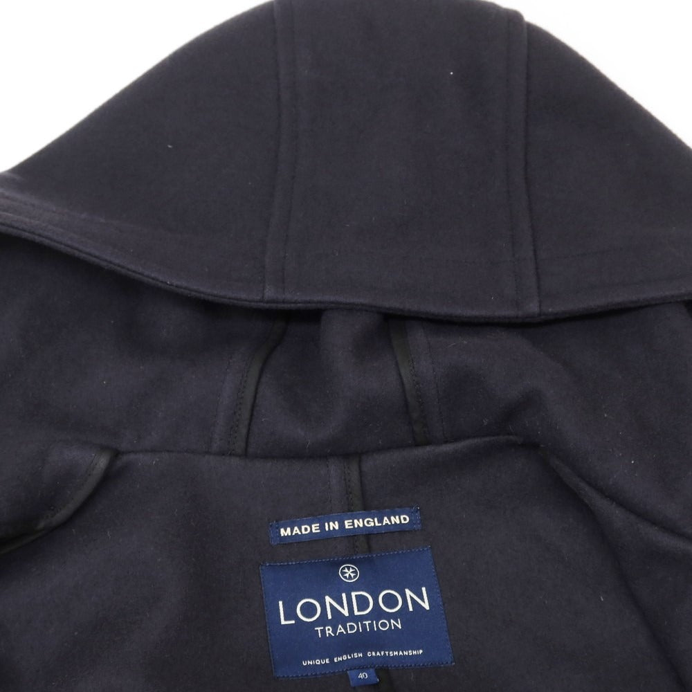 LONDON traditionビームス別注チェックダッフルコート☆サイズ38