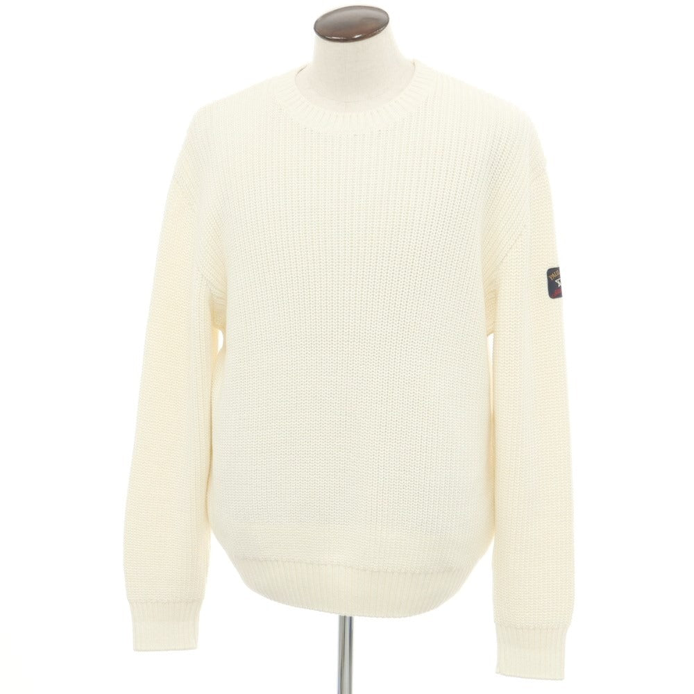 [Used] [Unused] Paul &amp;amp; Shark Cotton Crew Neck Pullover Knit Off White [Size L] [WHT] [S/S] [Condition Rank S] [Men&