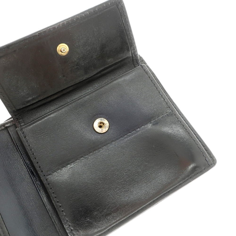 [Used] Camille Fournet Barneys New York custom bi-fold wallet, black [Condition: C] [Men&