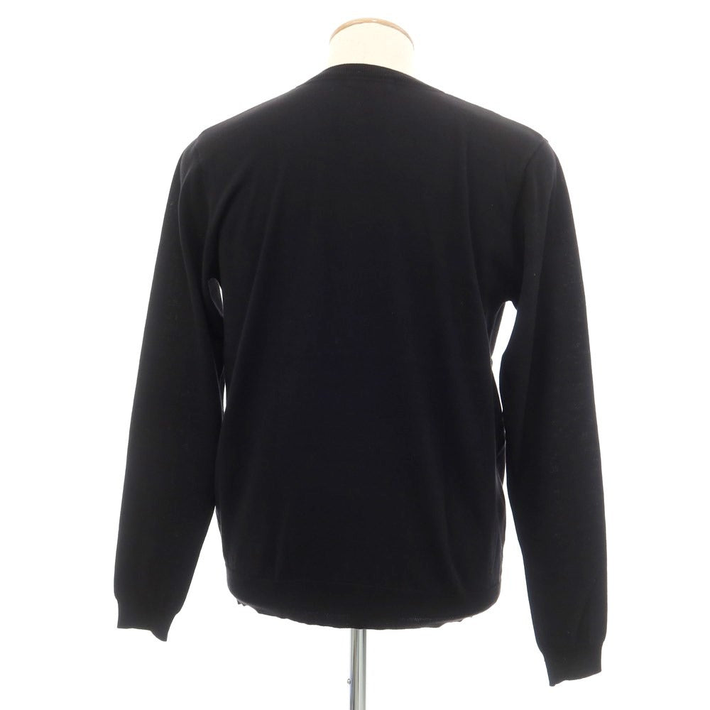 [Used] International Gallery BEAMS Cotton V-neck pullover knit Black [Size M] [BLK] [S/S] [Condition Rank B] ​​[Men&