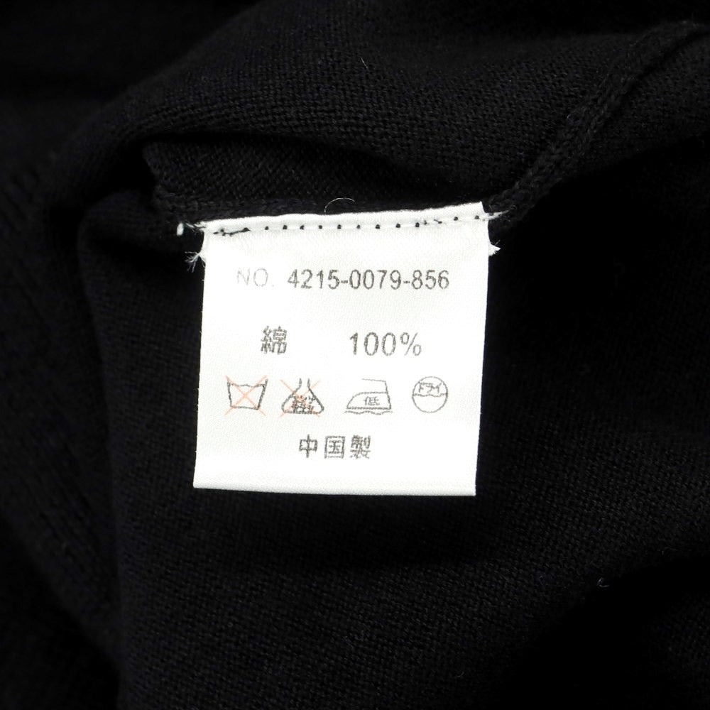 [Used] International Gallery BEAMS Cotton V-neck pullover knit Black [Size M] [BLK] [S/S] [Condition Rank B] ​​[Men&