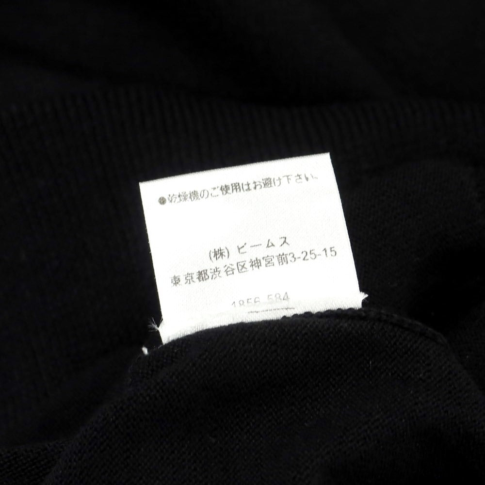 [Used] International Gallery BEAMS Cotton V-neck pullover knit Black [Size M] [BLK] [S/S] [Condition Rank B] ​​[Men&