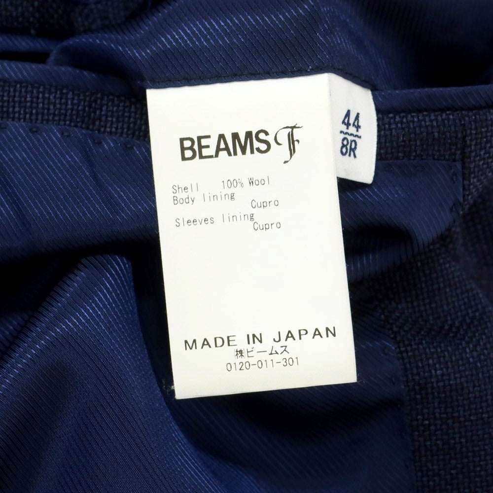 [Used] BEAMS F Wool 3B Tailored Jacket Navy [44 8R] [Condition Rank B] ​​[Men&