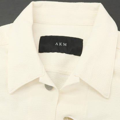 [Used] AKM AKM Polyester Soccer Work Jacket Off-White [Size S] [WHT] [S/S] [Condition Rank A] [Men&