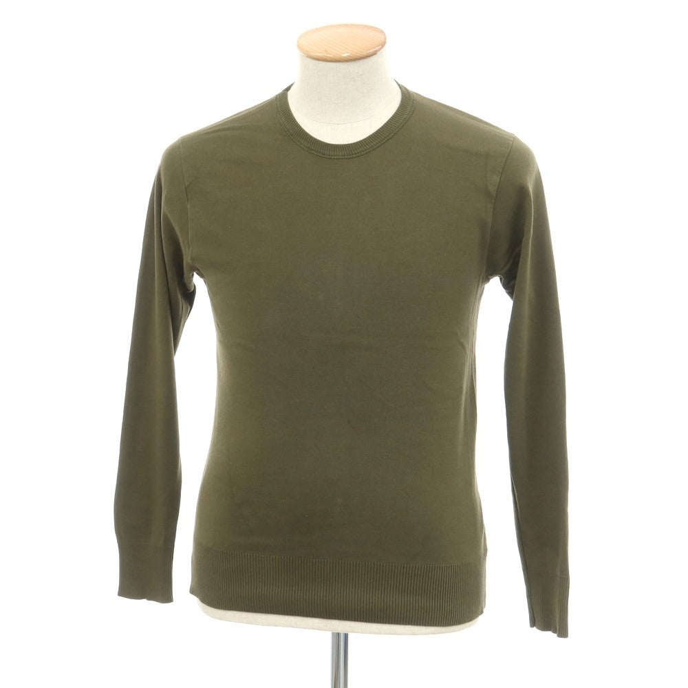 [Used] GICIPI Cotton Crew Neck Pullover Knit Olive [Size 3] [GRN] [S/S] [Condition Rank B] ​​[Men&