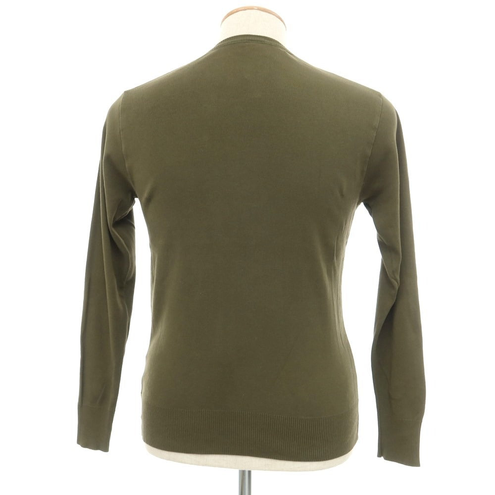 [Used] GICIPI Cotton Crew Neck Pullover Knit Olive [Size 3] [GRN] [S/S] [Condition Rank B] ​​[Men&