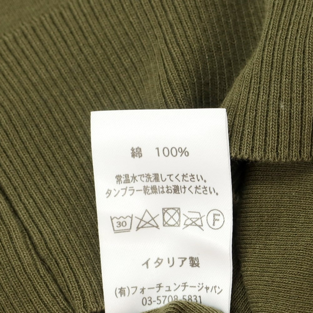 [Used] GICIPI Cotton Crew Neck Pullover Knit Olive [Size 3] [GRN] [S/S] [Condition Rank B] ​​[Men&