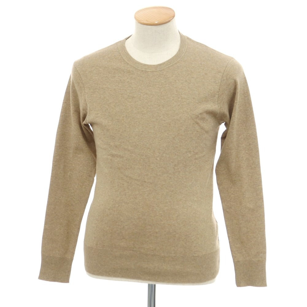 [Used] GICIPI Cotton Crew Neck Pullover Knit Beige x Gray [Size 3] [BEI] [S/S] [Condition Rank B] ​​[Men&