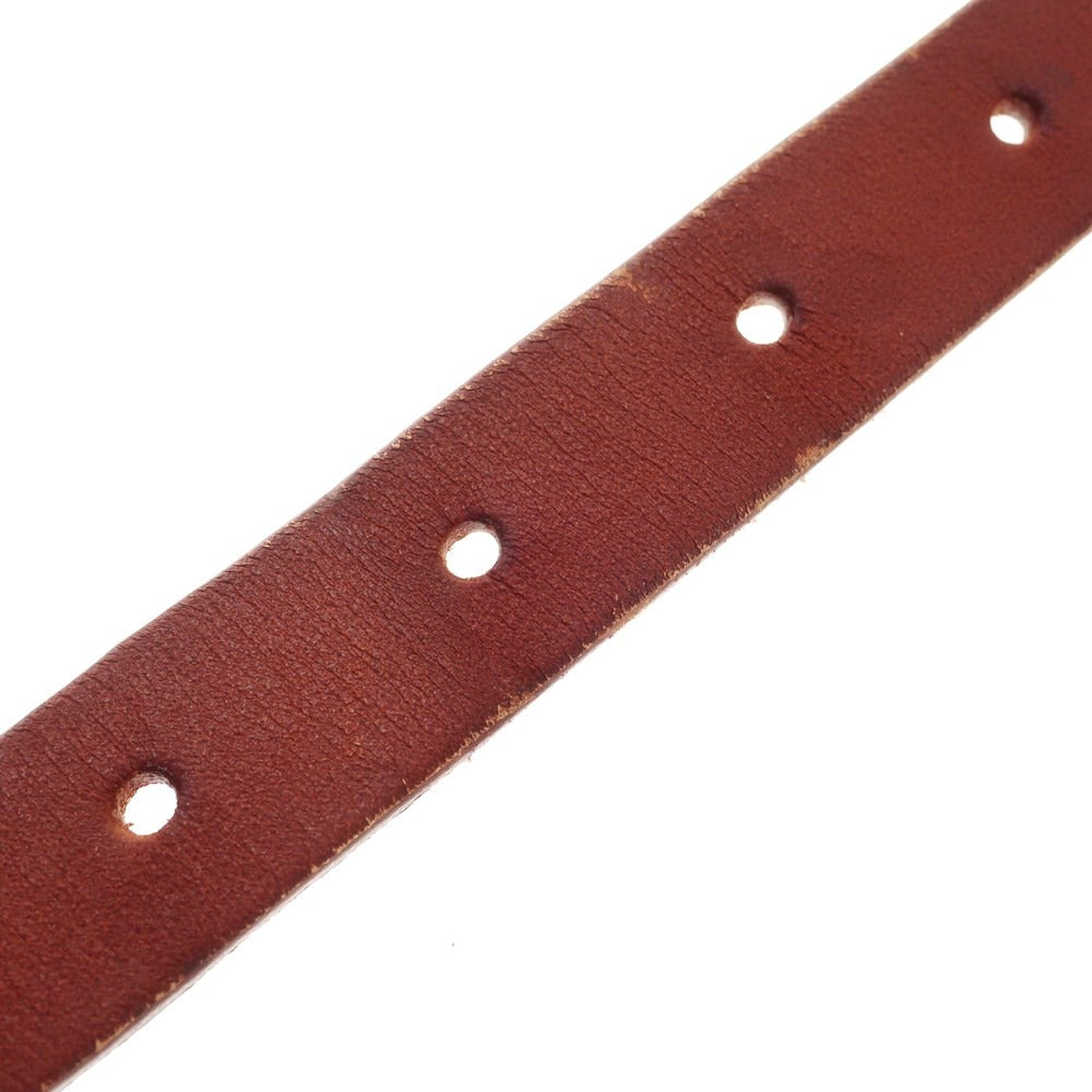 [Used] Jieda Leather Belt Red Brown [Condition Rank B] ​​[Men&