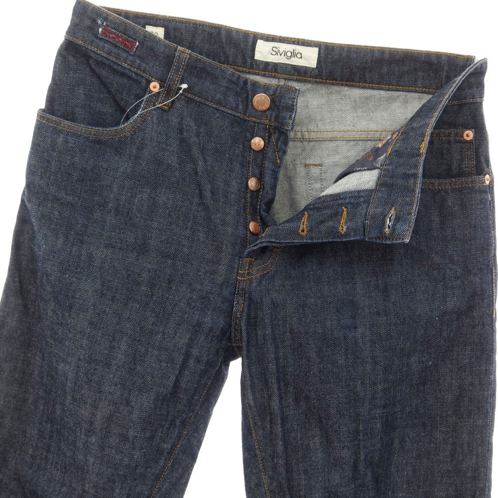 [Used] SIVIGLIA One-wash Denim Pants Jeans Navy [32] [Condition Rank B] ​​[Men&