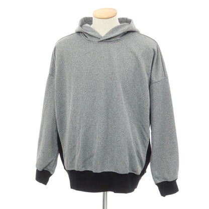 [Used] 1piu1uguale3 Polyester cotton pullover hoodie, gray x black [Size III (S)] [GRY] [S/S/A/W] [Condition rank A] [Men&