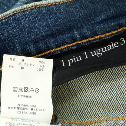 [Used] 1piu1uguale3 Stretch Denim Pants Jeans Blue [V (L)] [Condition Rank A] [Men&