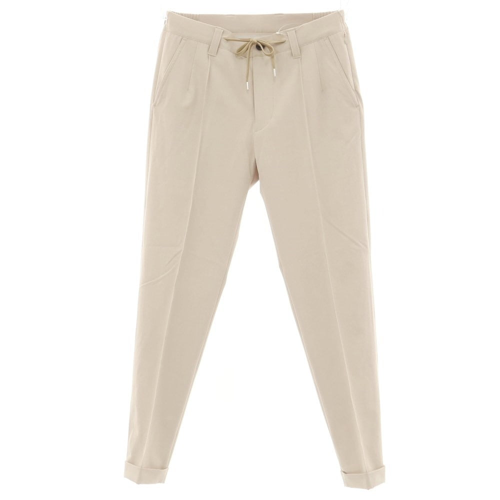 [Used] 1piu1uguale3 Polyester rayon jersey slacks, beige [IV (M)] [Condition rank A] [Men&