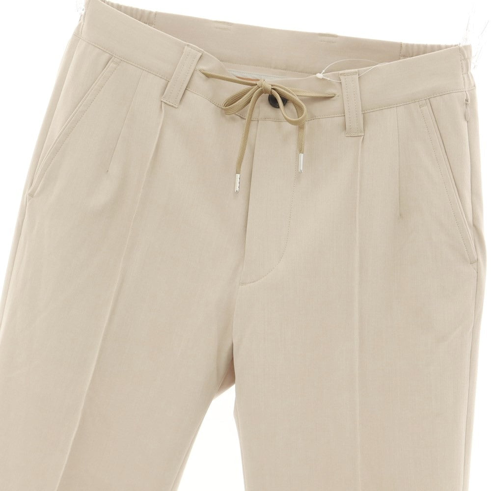 [Used] 1piu1uguale3 Polyester rayon jersey slacks, beige [IV (M)] [Condition rank A] [Men&