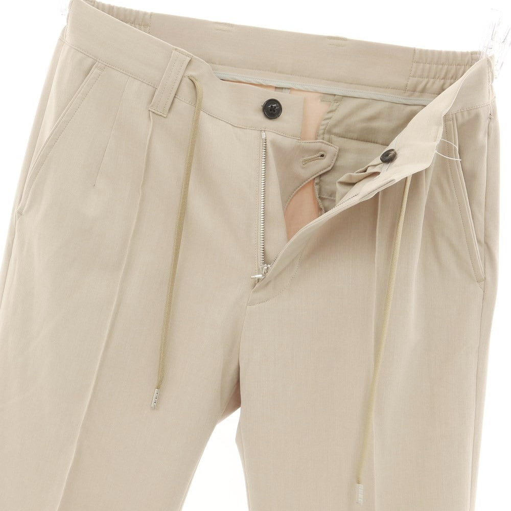 [Used] 1piu1uguale3 Polyester rayon jersey slacks, beige [IV (M)] [Condition rank A] [Men&