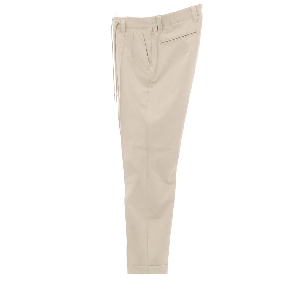 [Used] 1piu1uguale3 Polyester rayon jersey slacks, beige [IV (M)] [Condition rank A] [Men&