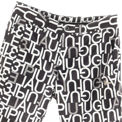 [Used] 1piu1uguale3 GOLF Stretch Polyester Shorts Black x White [III (S)] [Condition Rank A] [Men&