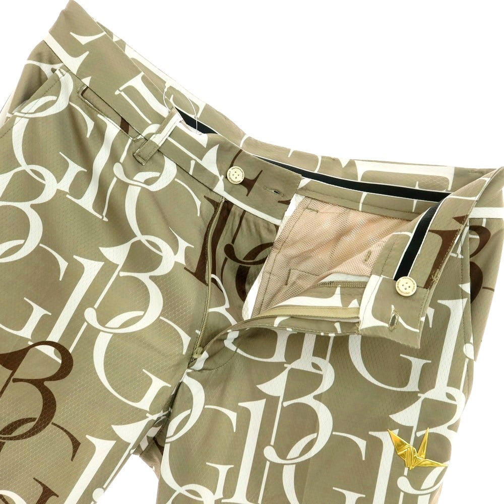 [Used] 1piu1uguale3 GOLF Stretch Polyester Shorts Olive Beige x White [IV (M)] [Condition Rank A] [Men&