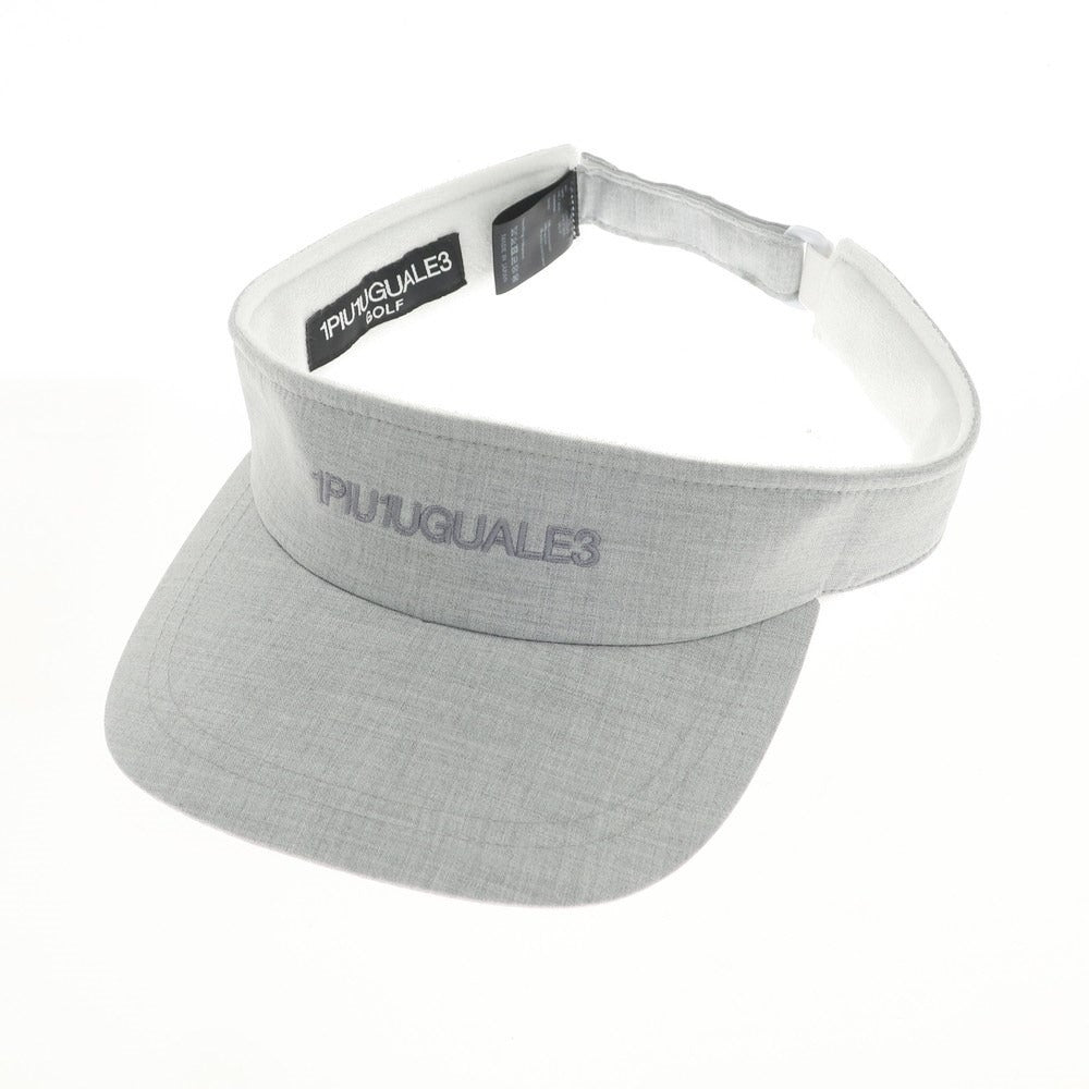 [Used] 1piu1uguale3 GOLF Polyester Sun Visor Light Gray [Size F] [GRY] [S/S] [Condition Rank A] [Men&