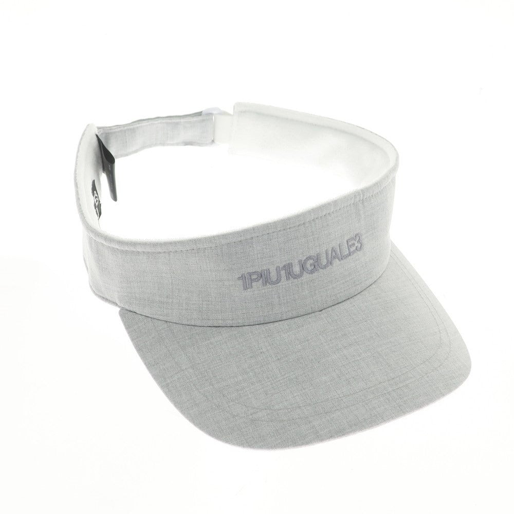 [Used] 1piu1uguale3 GOLF Polyester Sun Visor Light Gray [Size F] [GRY] [S/S] [Condition Rank A] [Men&