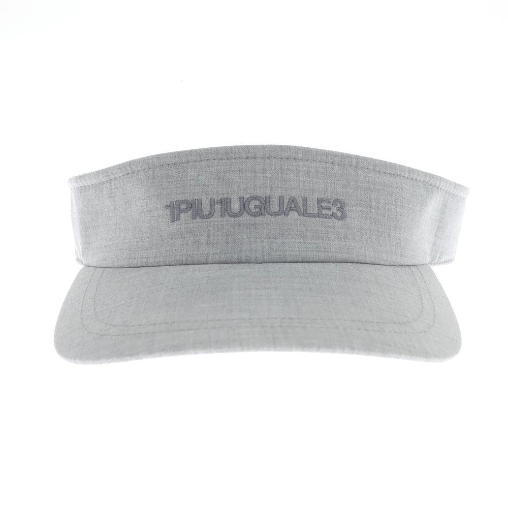 [Used] 1piu1uguale3 GOLF Polyester Sun Visor Light Gray [Size F] [GRY] [S/S] [Condition Rank A] [Men&