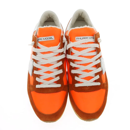 [Used] [Unused] Philippe Model PHILIPPE MODEL Leather Sneakers Orange [41] [Condition Rank S] [Men&