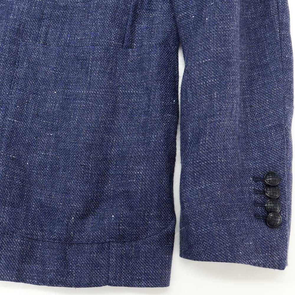 [Used] TAGLIATORE Linen wool 2B casual jacket, light navy [46] [Condition rank B] ​​[Men&