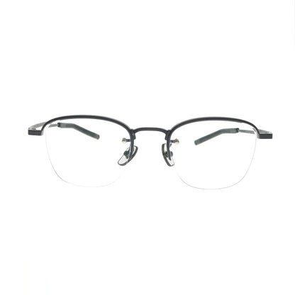 [Used] Four Nines 999.9 O-50T Titanium Half Rim Glasses Gunmetal [48□21] [Condition Rank B] ​​[Men&