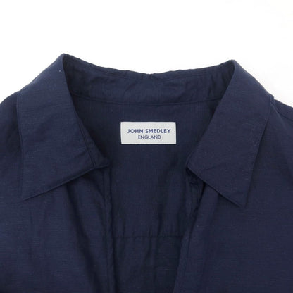 【中古】ジョンスメドレー JOHN SMEDLEY コットンリネン プルオーバーシャツ ネイビー【 2（Ｍ） 】【 状態ランクB 】【 メンズ 】
[APD]